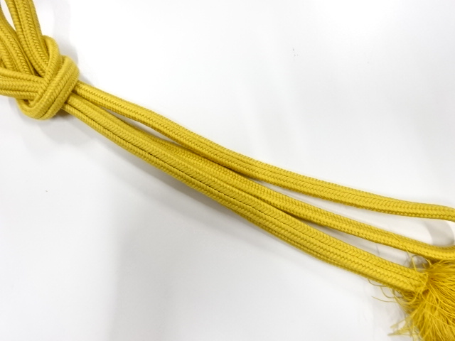 正絹　無形文化財　道明製　手組帯締め